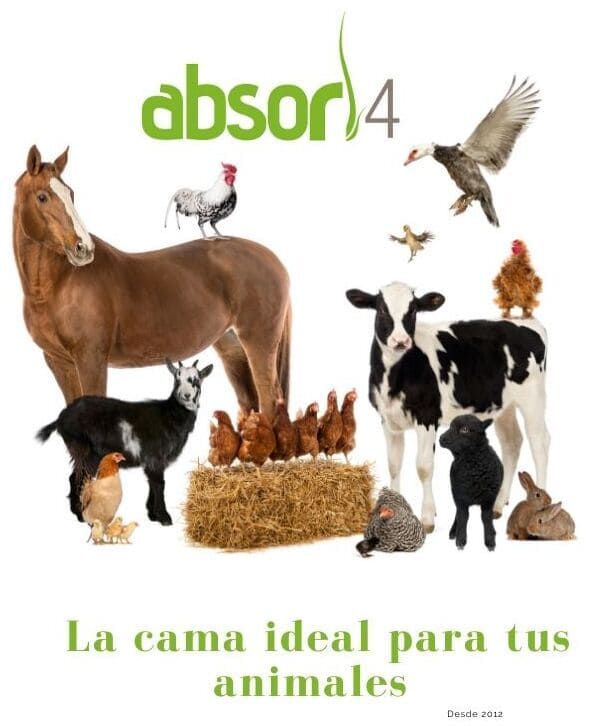 Camas universales sostenible para animales de cuadras, corrales y granjas